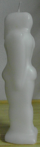 Vela Figura Pareja 20 cm. Entrelazada Blanco (20 Cm.)