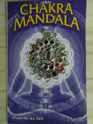 Amuleto Chakra Mandala 3,5 Cm.
