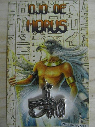 Amuleto Ojo de Horus 3 Cm. (Plata de Ley 925)